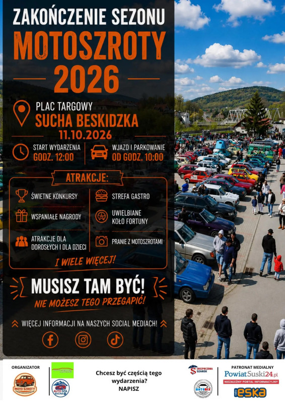 Zlot / Spot – Zakończenie Sezonu Motoszroty 2026